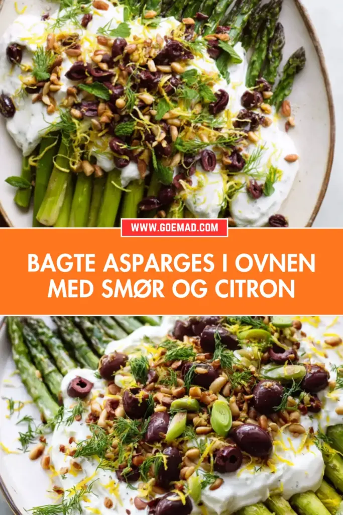 Bagte asparges med burrata og citron: en nem opskrift til sæsonen