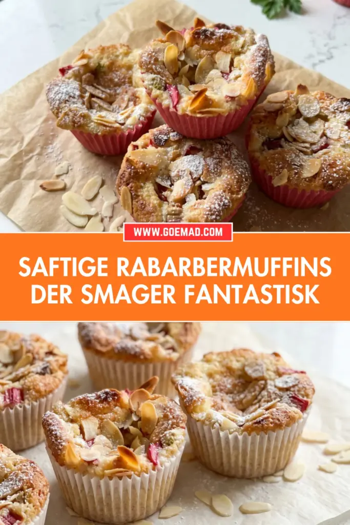 Rabarbermuffins: saftige og nemme muffins du vil bage igen og igen
