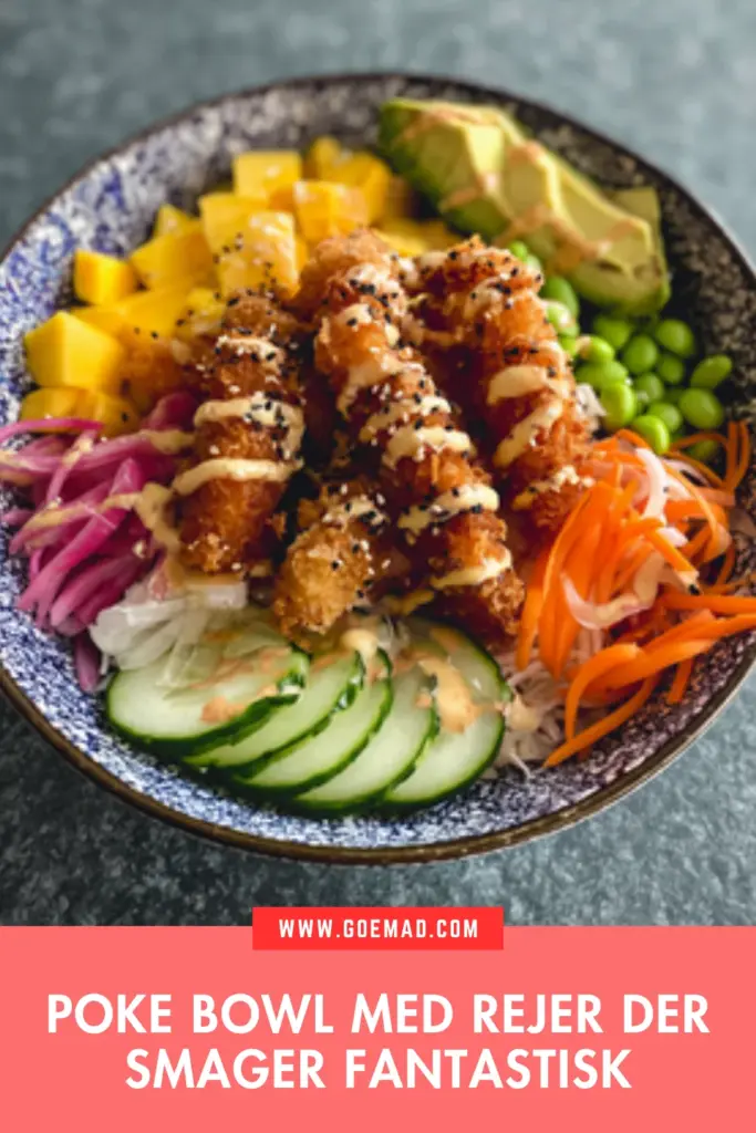 Poke bowl med rejer: den bedste opskrift til en hurtig og farverig middag
