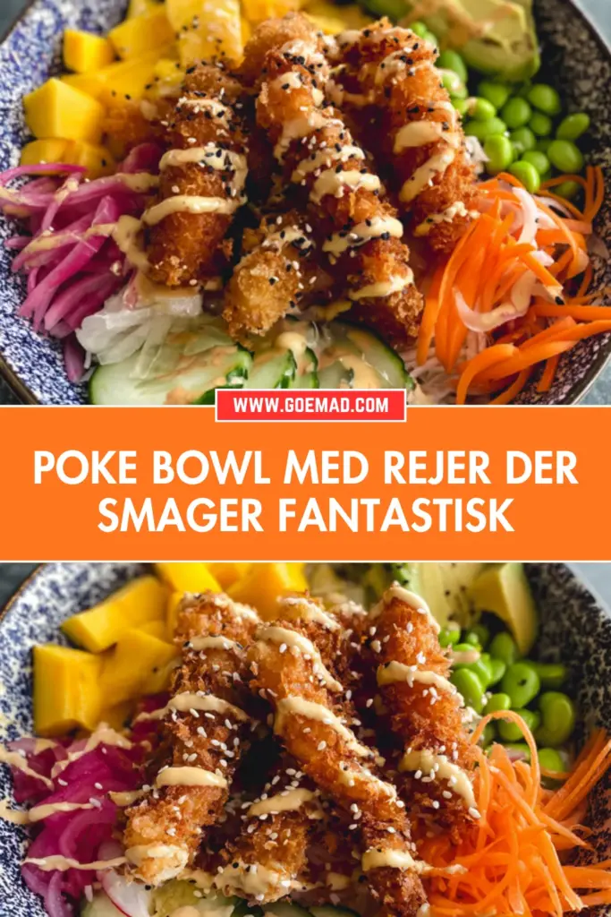 Poke bowl med rejer: den bedste opskrift til en hurtig og farverig middag