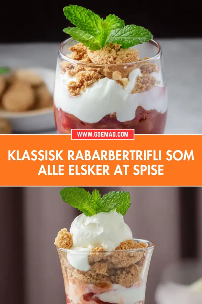 Klassisk rabarbertrifli: den bedste opskrift til sæsonen