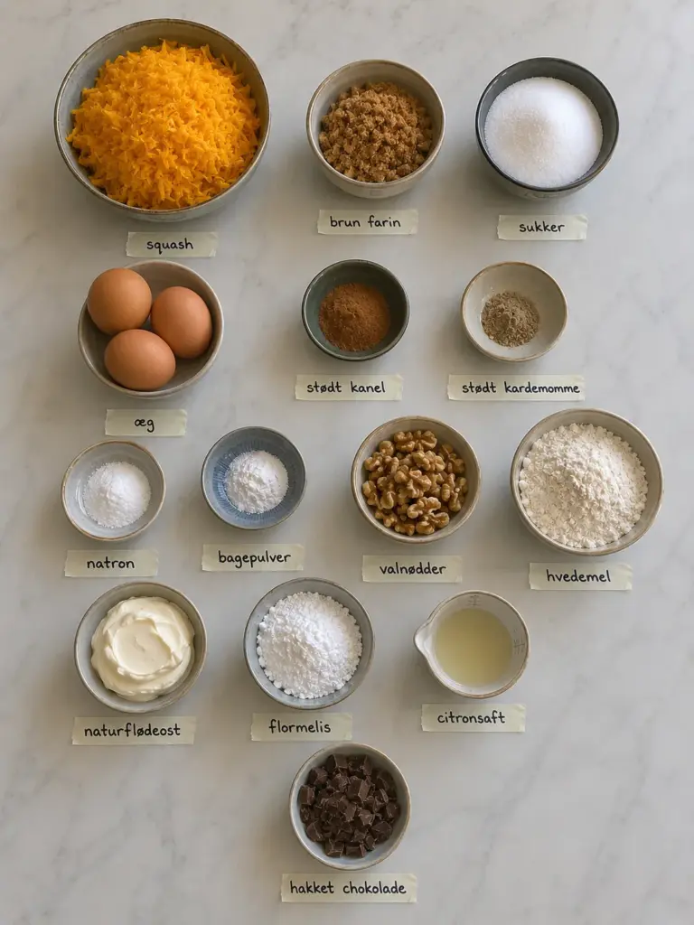 Saftige squashmuffins: den bedste hjemmelavede opskrift med cream cheese frosting