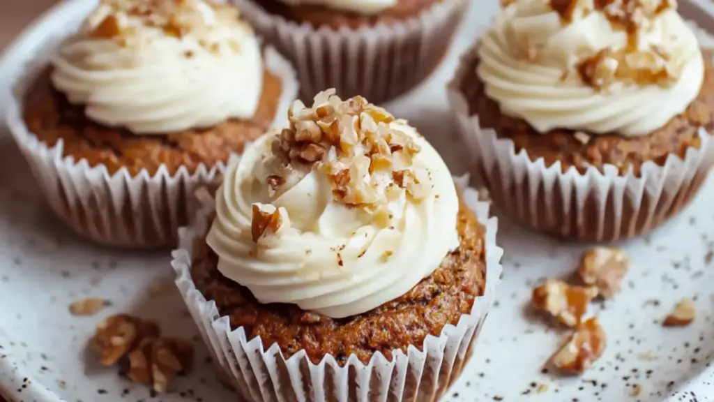Saftige squashmuffins: den bedste hjemmelavede opskrift med cream cheese frosting